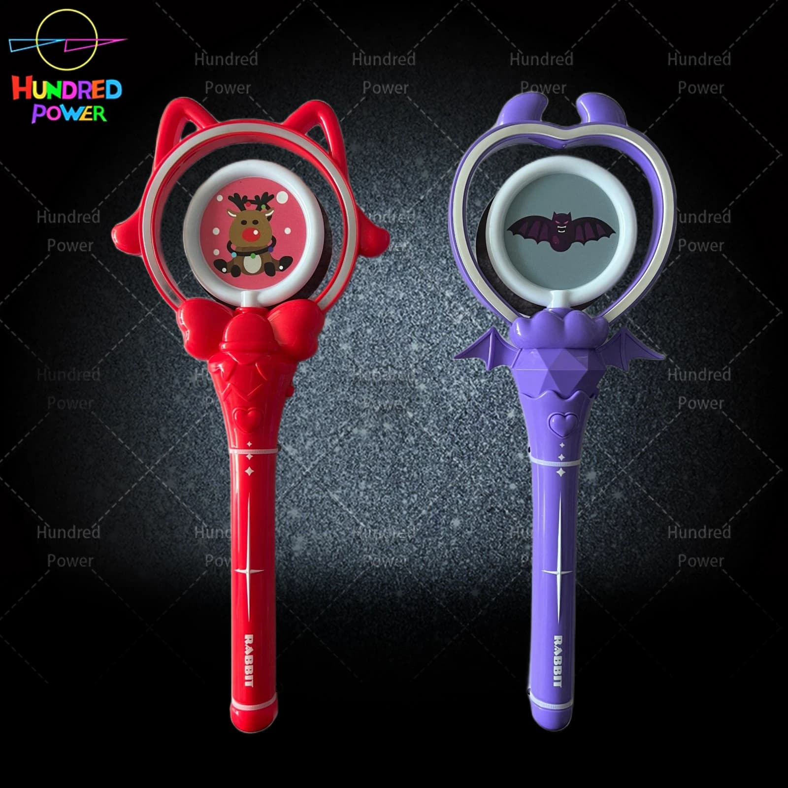 Devil Heart / Cute Sheep Two-Style Spinning Wand