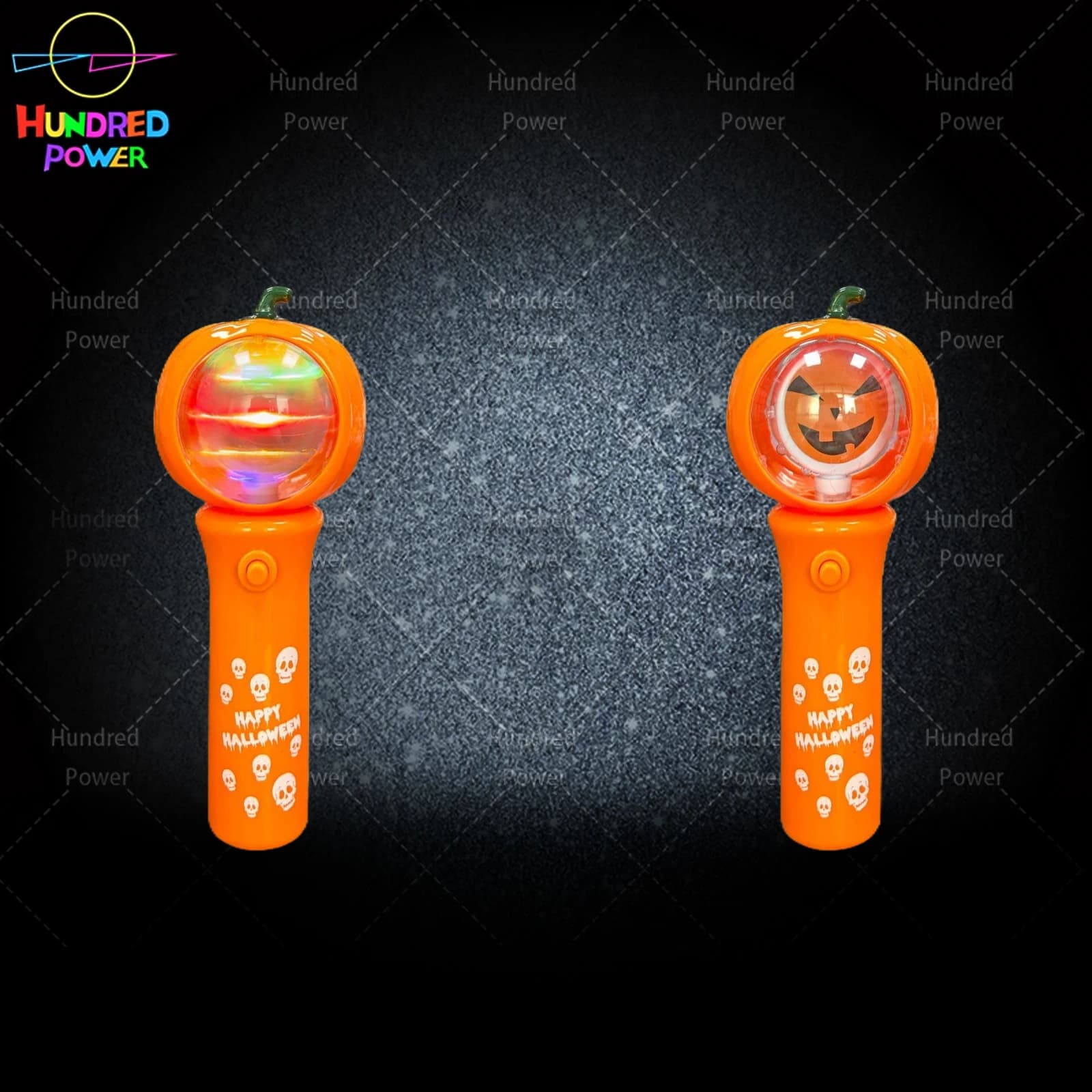 Halloween Light-Up Wand - Pumpkin