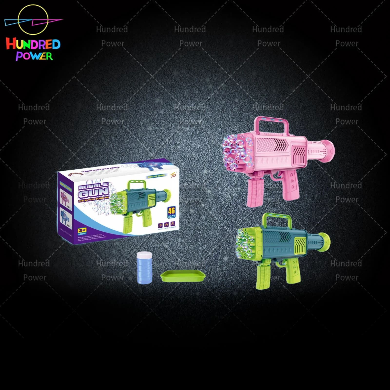 46-Hole Rocket Launcher Bubble Gun