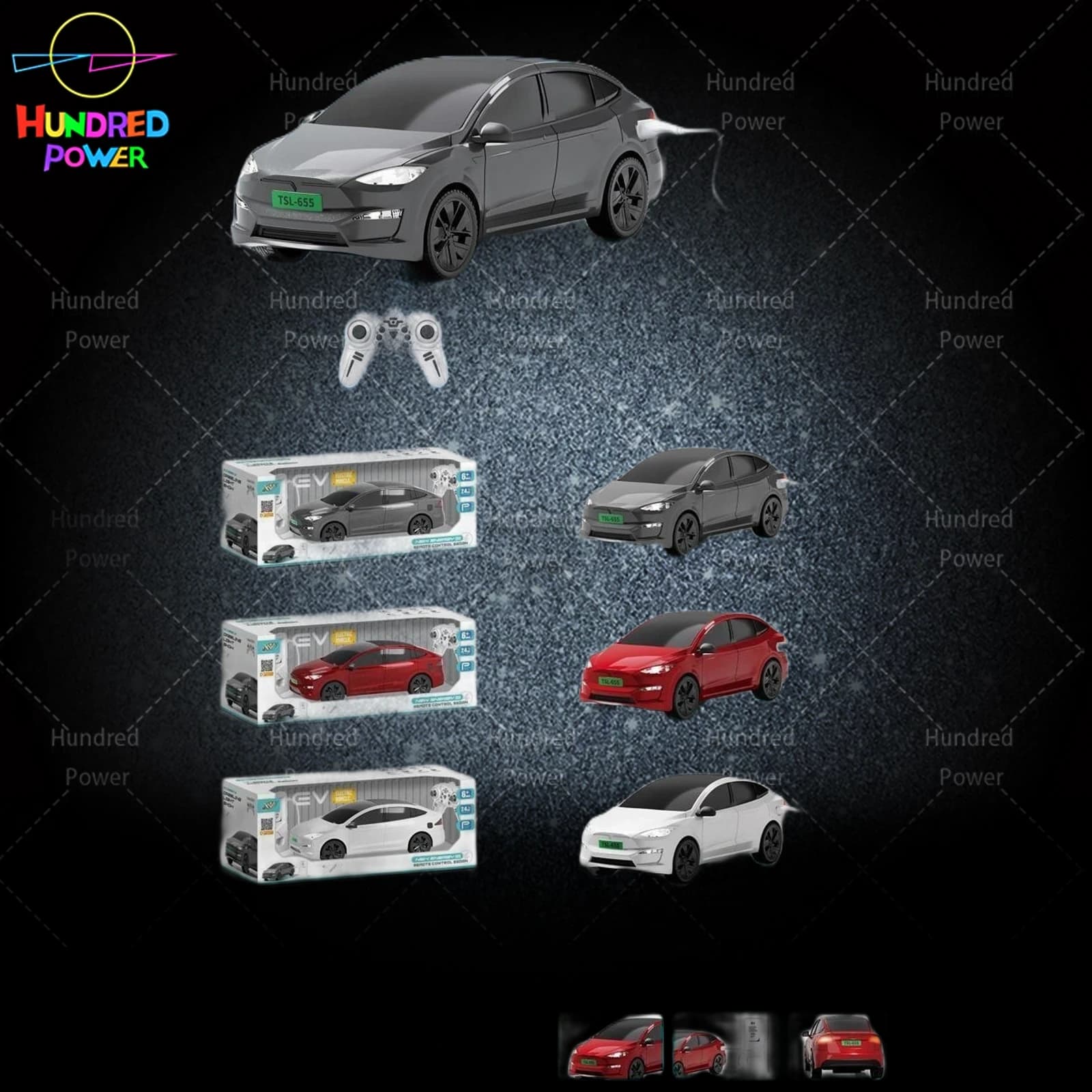 2.4G Remote Control New Energy Power Car TSL