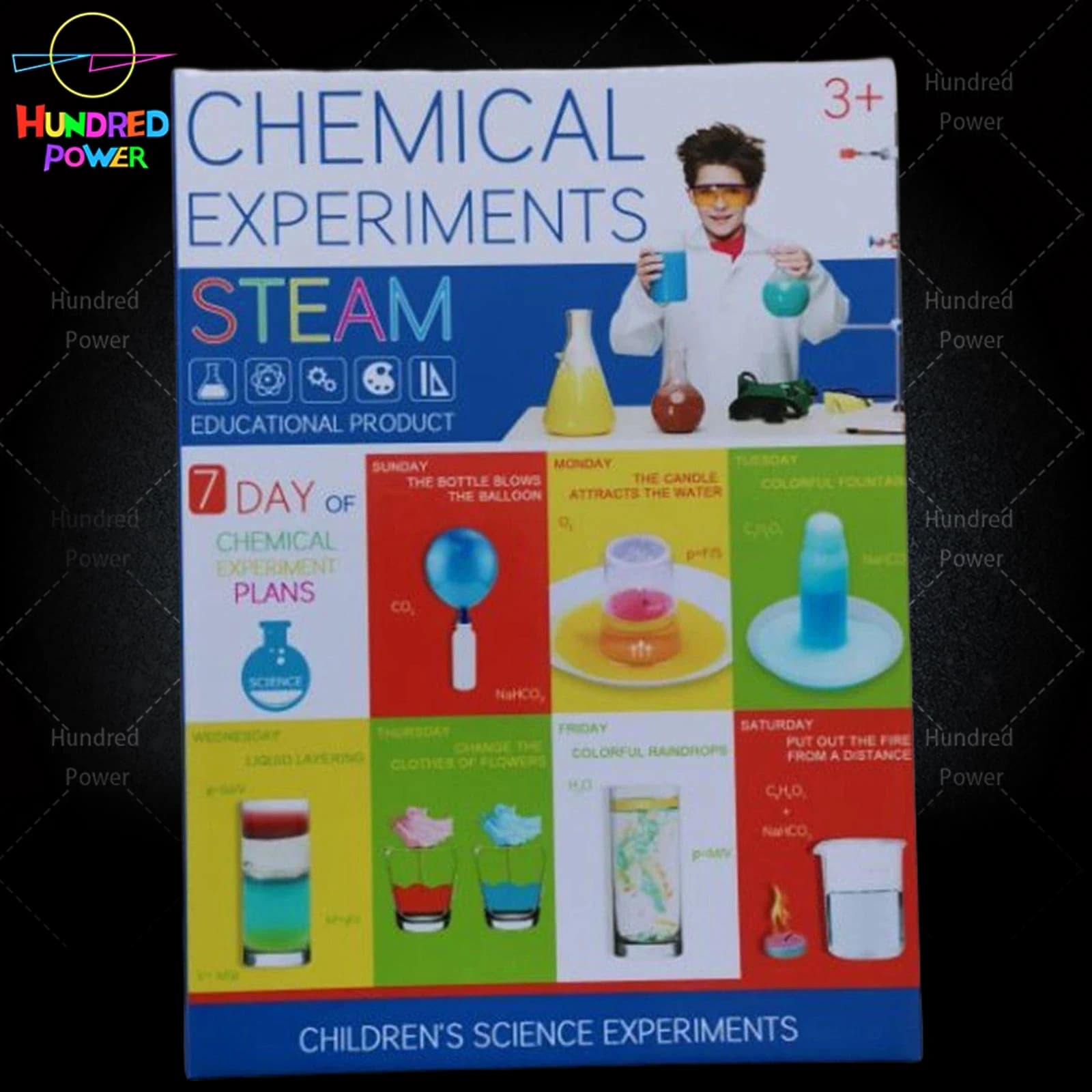 Children's Science Experiment Kit Elementary School STEAM Toy Kindergarten DIY Physics and Chemistry Experiments