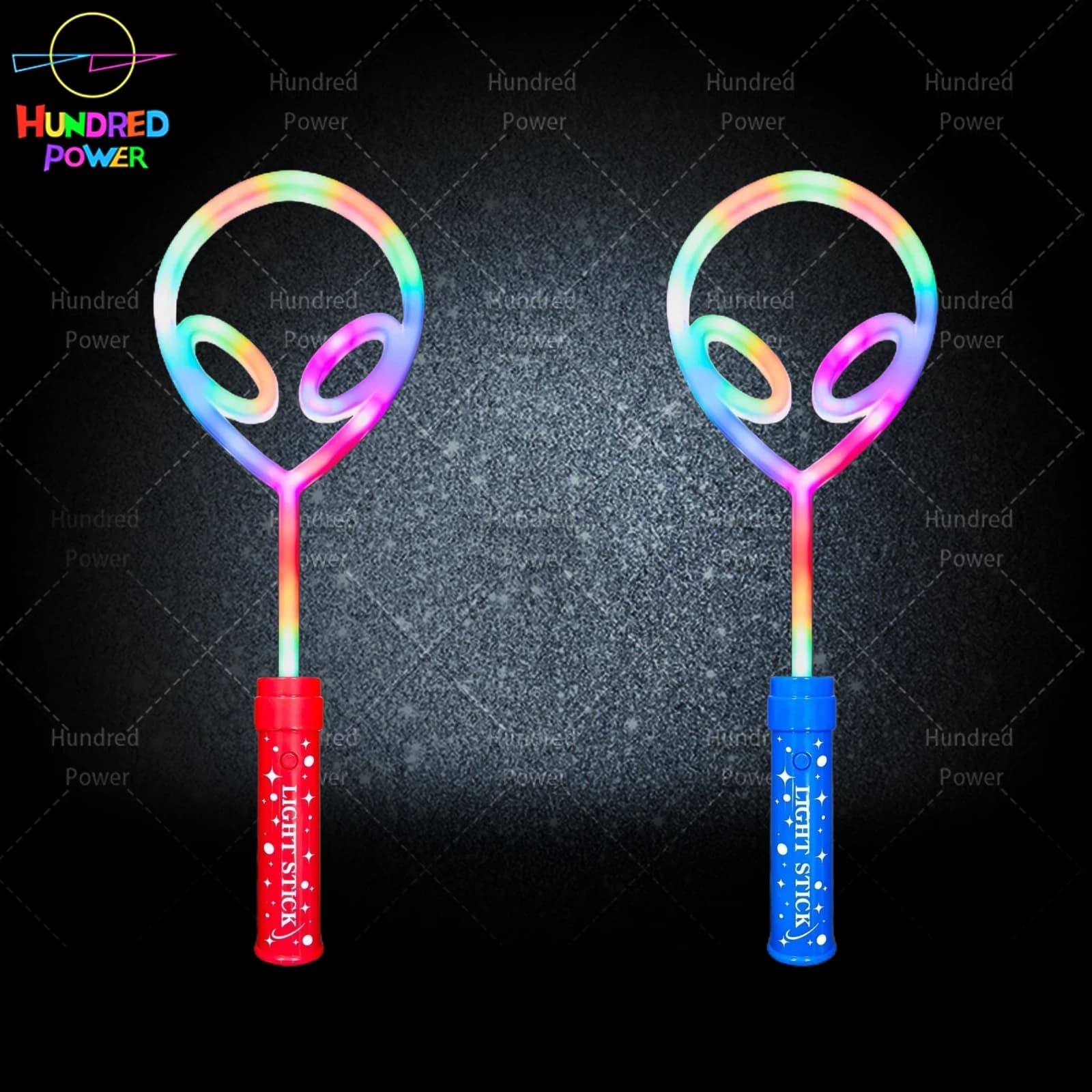 Ultrasonic Alien Round Handle Flash Wand