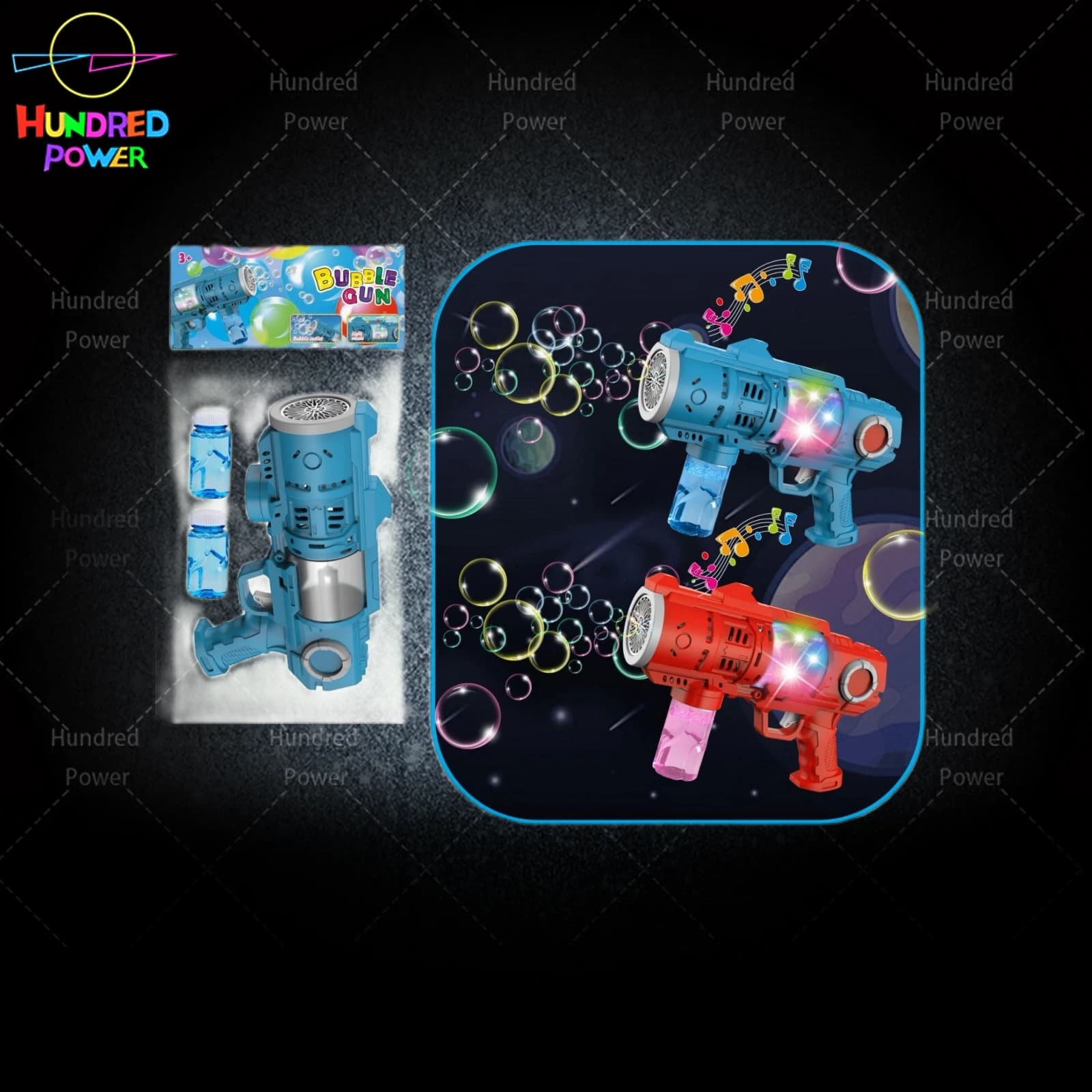 Multi-hole Bubble Space Gun (20 holes), 4*AA batteries not included, electric bubble gun, fully automatic bubble gun, handheld bubble gun, bubble blower toy