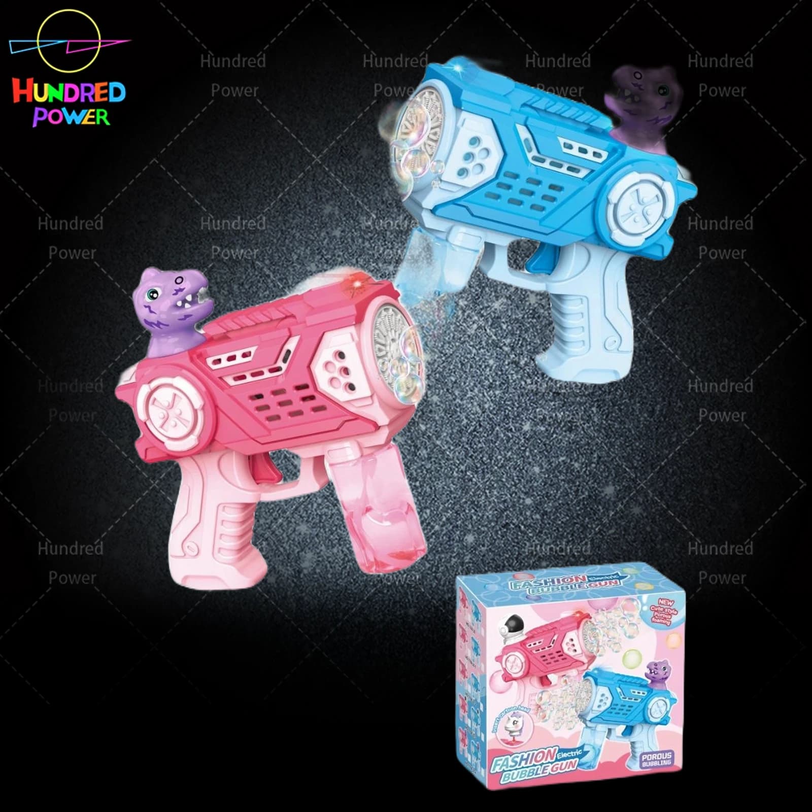 Cool Cartoon Dinosaur Bubble Gun