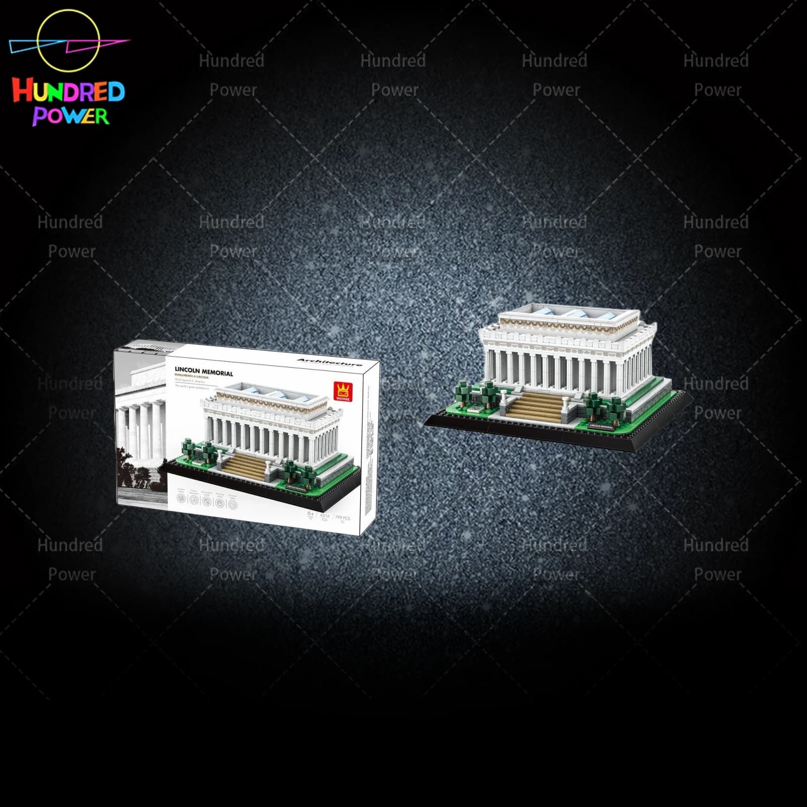 Lincoln Memorial, Washington D.C., USA 799PCS building model product image