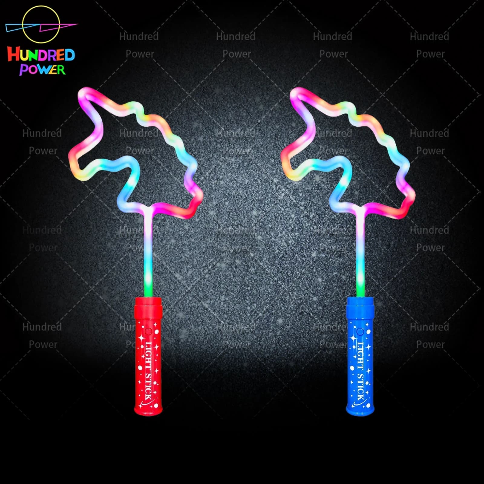 Ultrasonic Unicorn Round Handle Flashing Wand